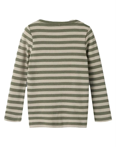 Name it - NMNBanio Langærmet Trøje - Dusty Olive